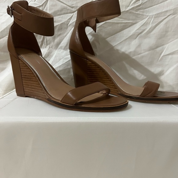NEW Linea Paolo Elodie Wedge Sandal Brown - Picture 4 of 4